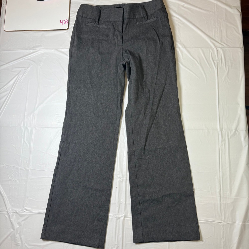 Danielle B. Womens Gray Wide Leg Dress Pants Professional Workwear‎ Size 6